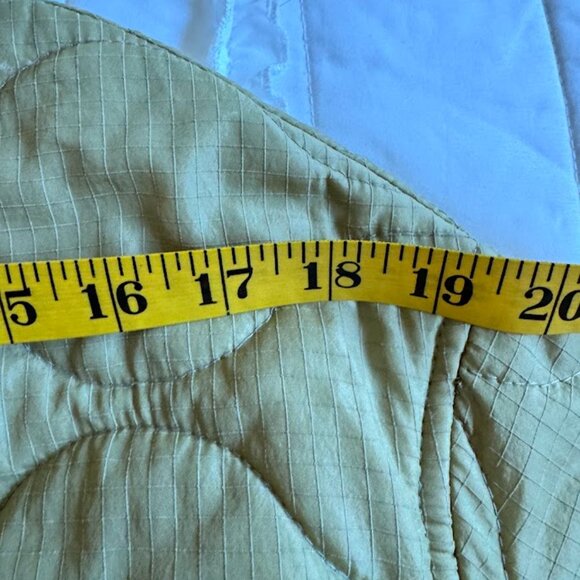 All:Row Womans S/M Quilted Jacket Light Green - Picture 4 of 8